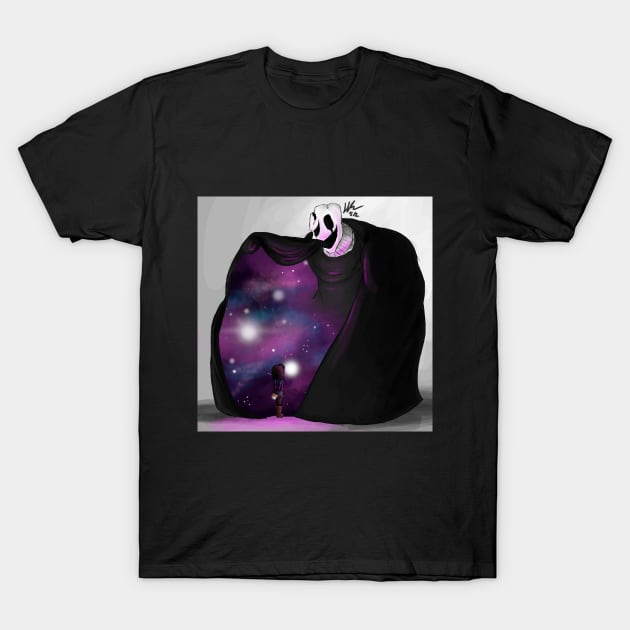 Galaxy Cloak T-Shirt by HeatherC